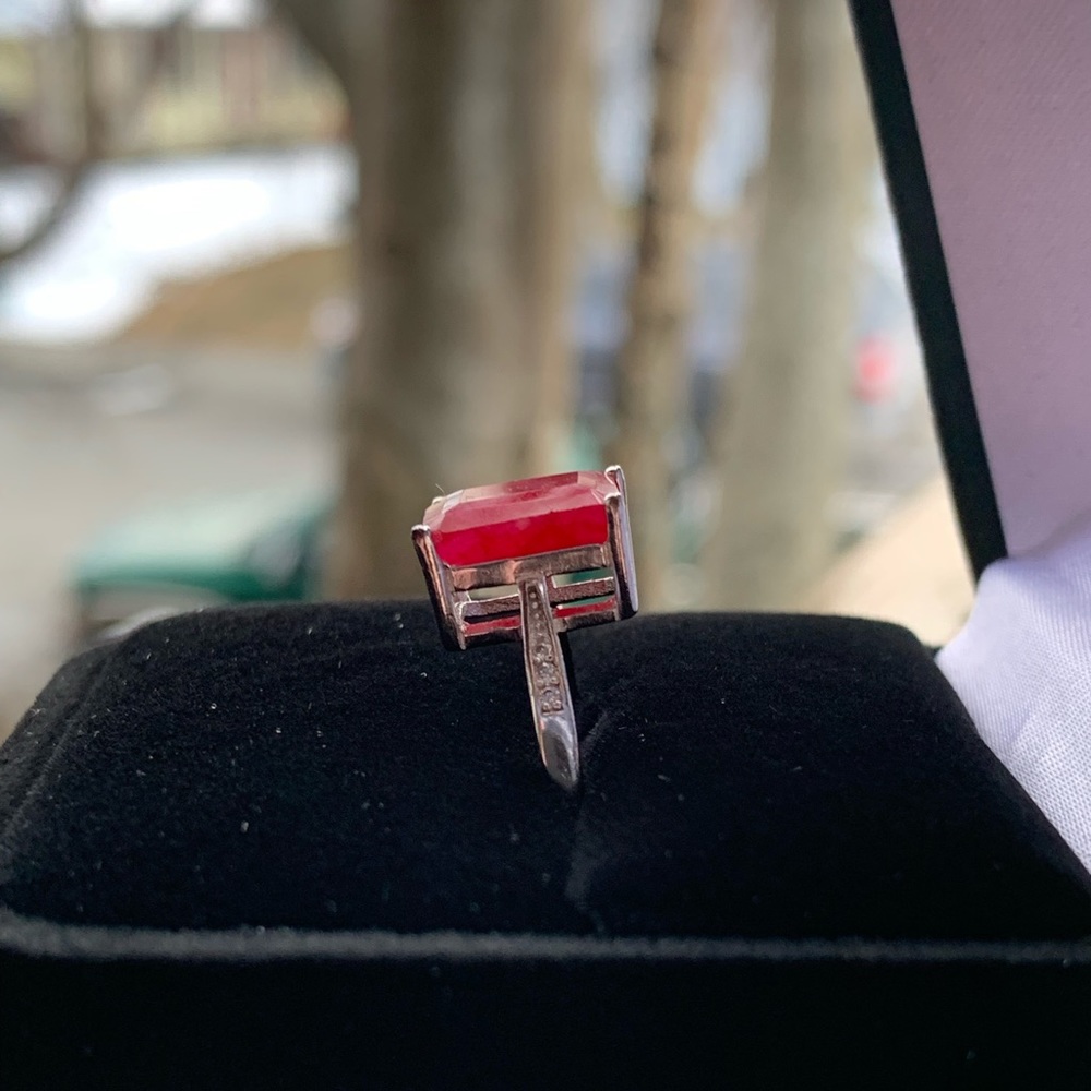 NATURAL RUBY RING - Picture 6 of 9